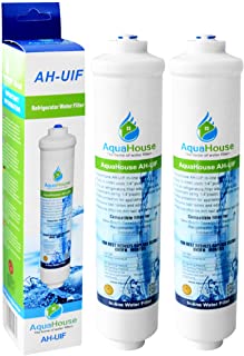 2x AquaHouse AH-UIF Filtro universal de agua para nevera compatible con Samsung LG Daewoo Rangemaster Beko Haier etc Nevera Congelador