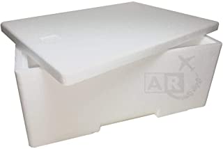 A-R envios caja Termica de Poliestireno de 20 kg-20 lt- caja termica- Box Contenedor Termico para Transporte de alimentos