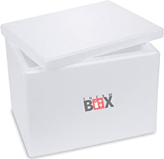 Boite polystyrene blanc Box Boite thermique Glaciere Isotherme 40 x 30 x 30 cm – 18-89 L ISO Box