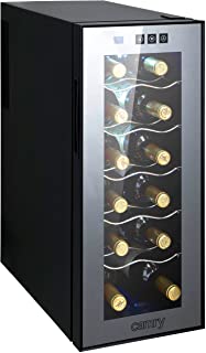Camry vinoteca- 125 W- 33 litros- 0 Decibelios- Acero- Gris