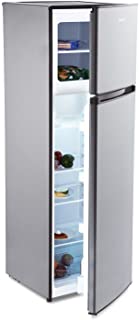 KLARSTEIN Height Cool Silver Nevera con congelador (Combi con 199-53 litros de Capacidad- Clase energetica A++- 2 Puertas) - Plateado