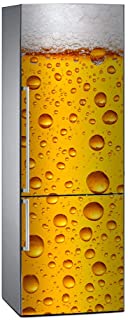 Oedim Vinilo para Frigorifico Cerveza 185x60cm - Adhesivo Resistente y Economico - Pegatina Adhesiva Decorativa de Diseno Elegante