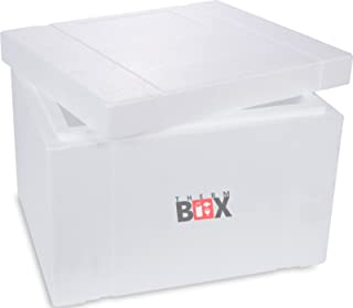 Profibox XXL 57-5x48-0x40-0cm- mur : 5-0cm- V=53-24 Liter- coffret polystyrene blanc coffret isolant coffret thermobox cool coffret chauffe-plat grand modele