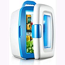 Rindasr Nevera 10L Electricidad- Mini refrigerador de enfriamiento y mas Caliente- hogar Portable Plegable pequena Nevera