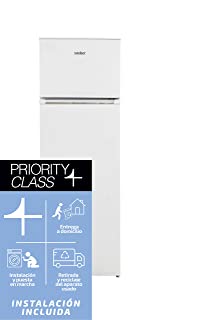 Sauber - Frigorifico combi Dos Puertas SF160 - Eficiencia energetica: A++ - 160x54cm - Color Blanco