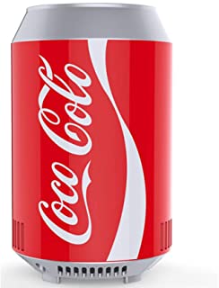 small-fridge Mini Can Cooler Coca-Cola Frigorifico Coche Refrigerador Coche Hogar Doble Uso Cool Cool Box Calentador Dormitorio Hogar A